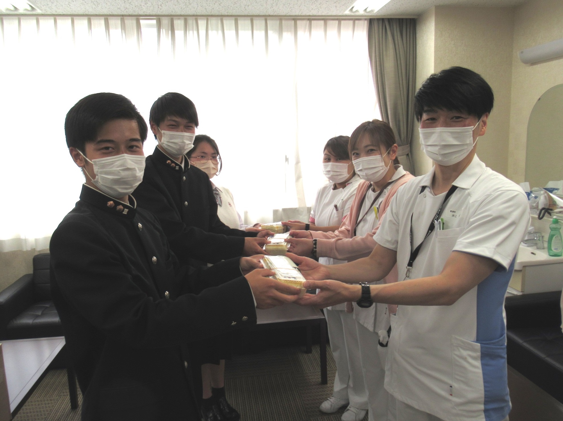 モグモグプロジェクト 医療従事者応援 洲本実業高校の皆様より 洲本伊月病院